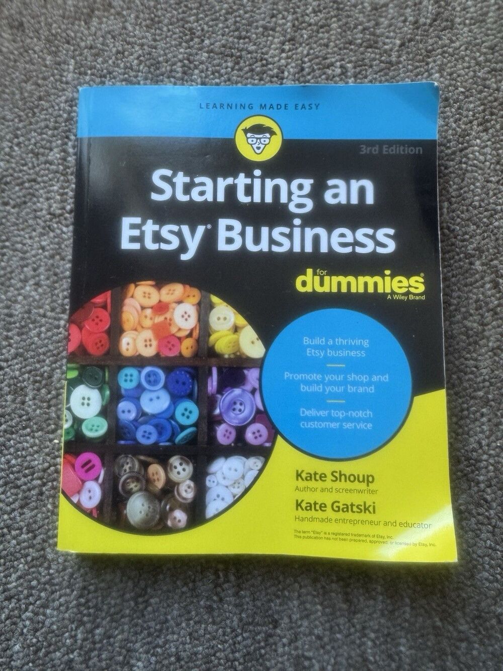 Starting an Etsy Business for Dummies® by Kate Shoup and Kate Gatski - Excellent